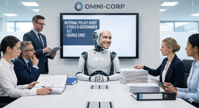 Ilustrasi Audit Kebijakan Koporat di balik Program Robot